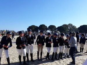 Marta in premiazione 