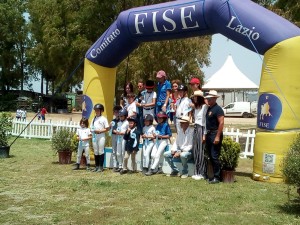 Gabriele in premiazione 